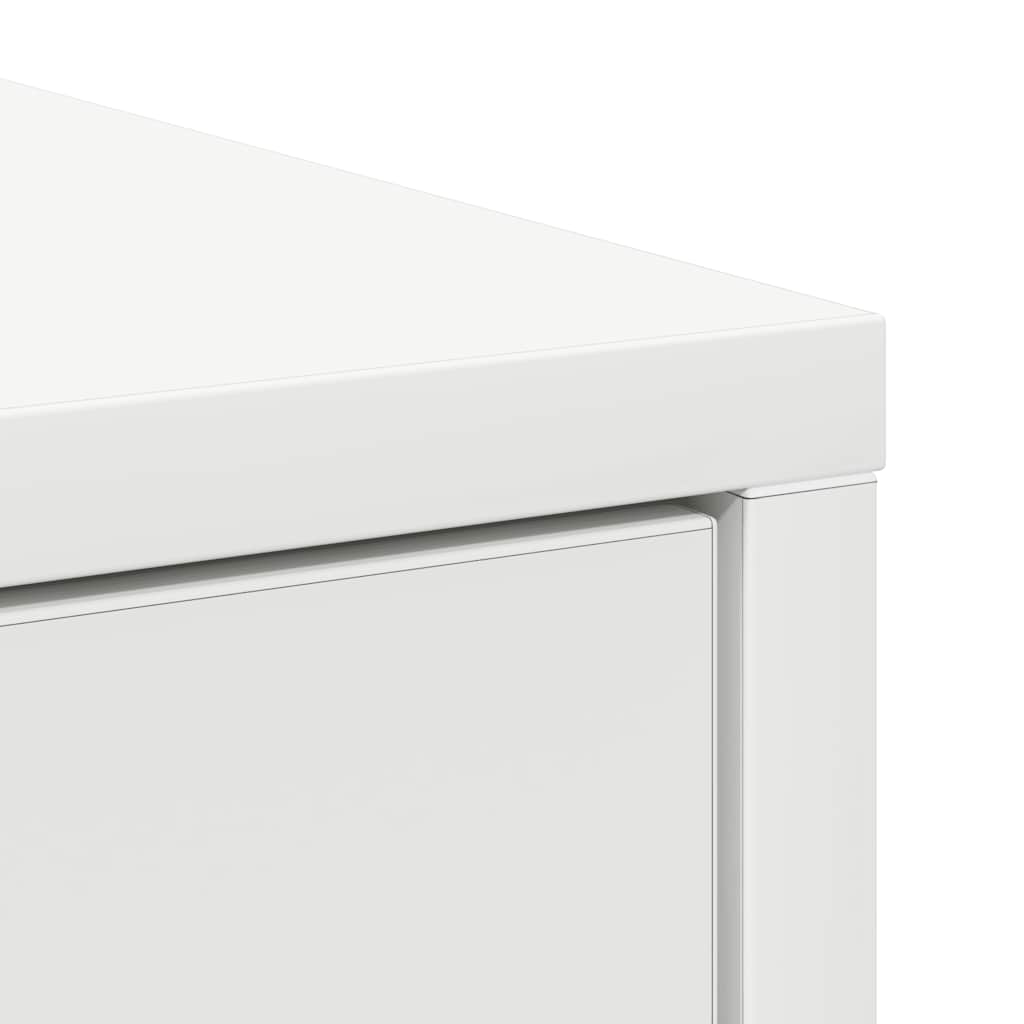 Sideboard mit Schubladen und Türen Weiß 70,5x34x74,5 cm