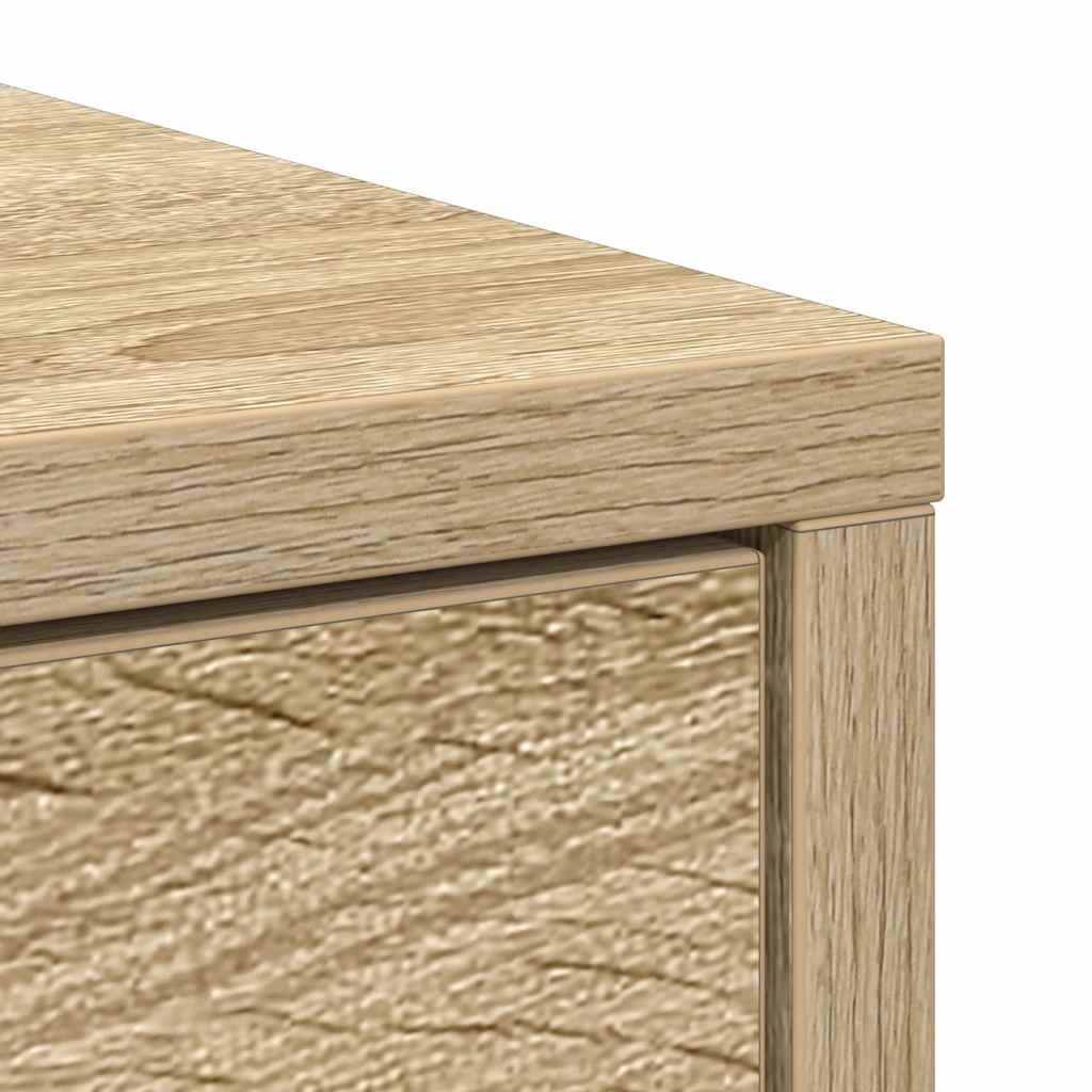Sideboard mit Schubladen und Türen Sonoma-Eiche 70,5x34x74,5 cm