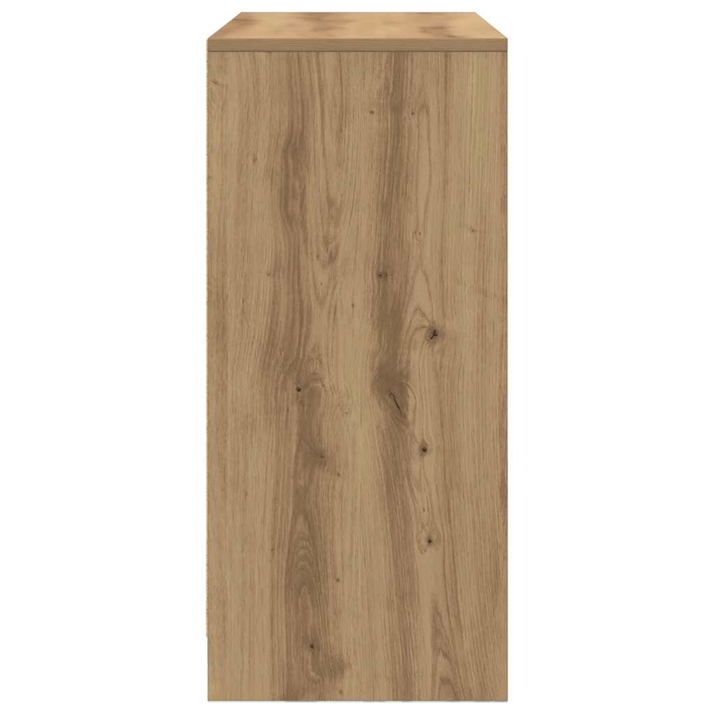 Sideboard mit Schubladen und Türen Artisan-Eiche 70,5x34x74,5cm