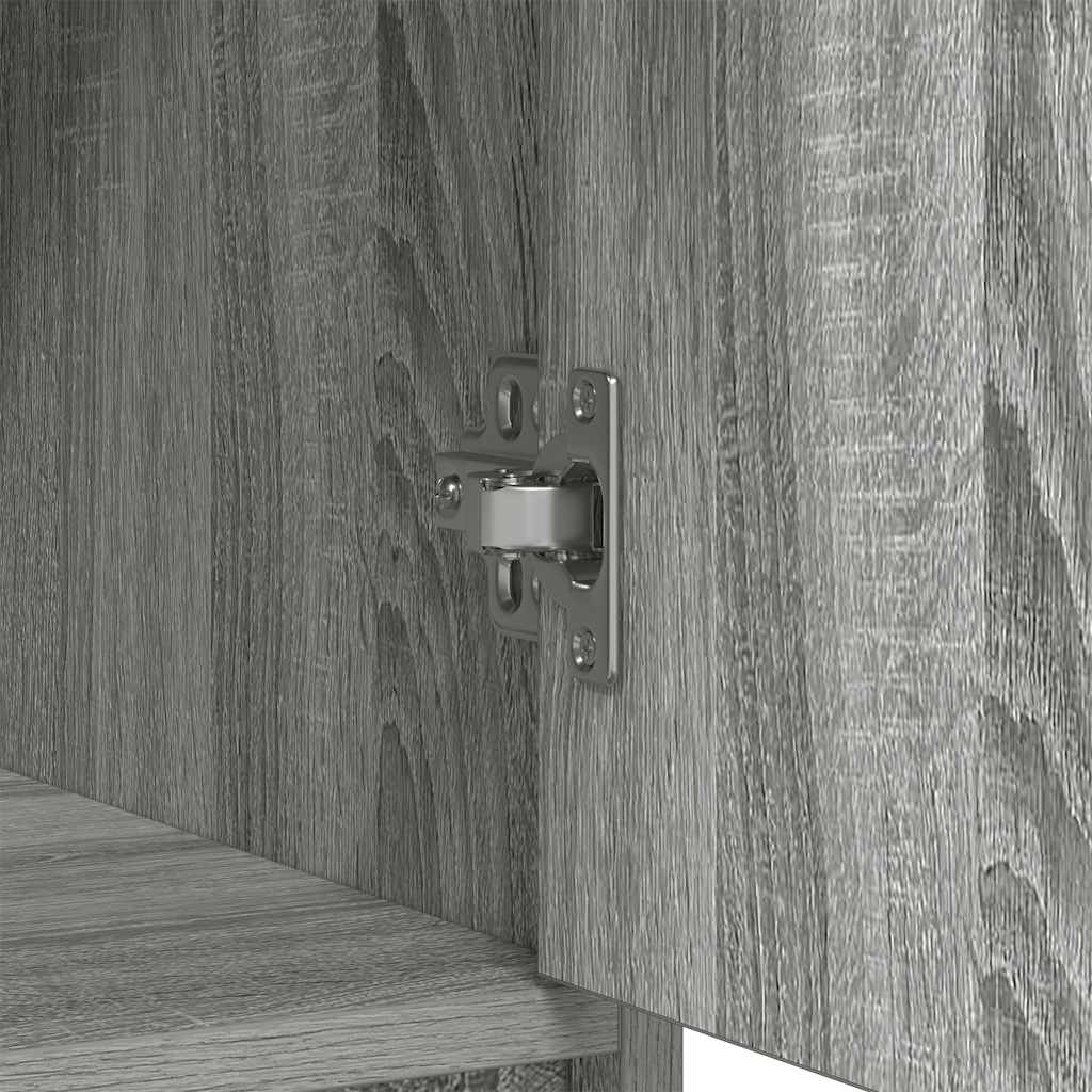 Sideboard mit Schubladen und Türen Grau Sonoma 73x31x90 cm