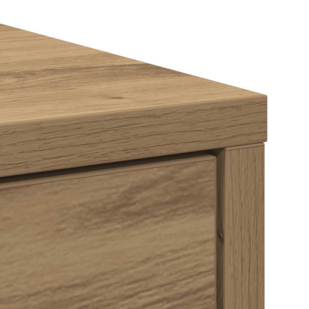 Sideboard mit Schubladen und Türen Artisan-Eiche 73x31x90 cm