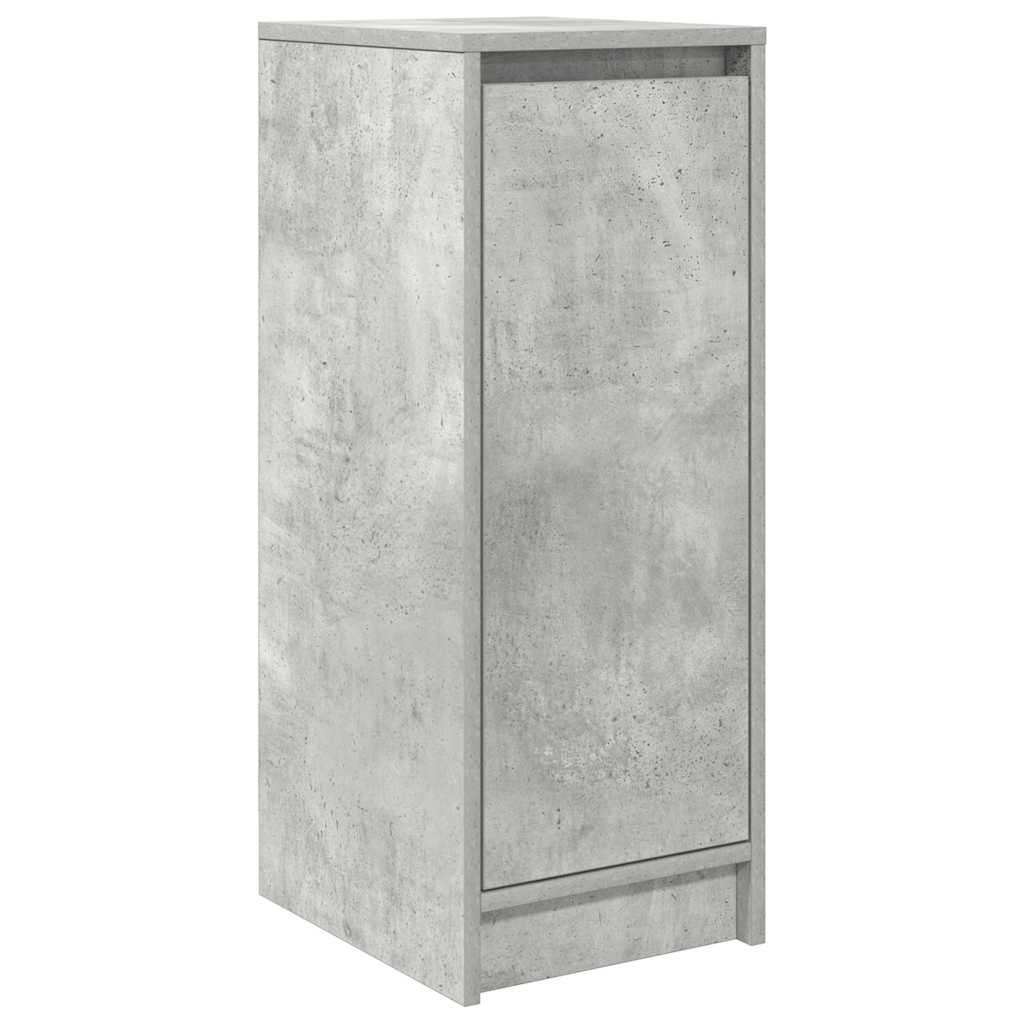 Schuhschrank Betongrau 29,5x34x76 cm Holzwerkstoff