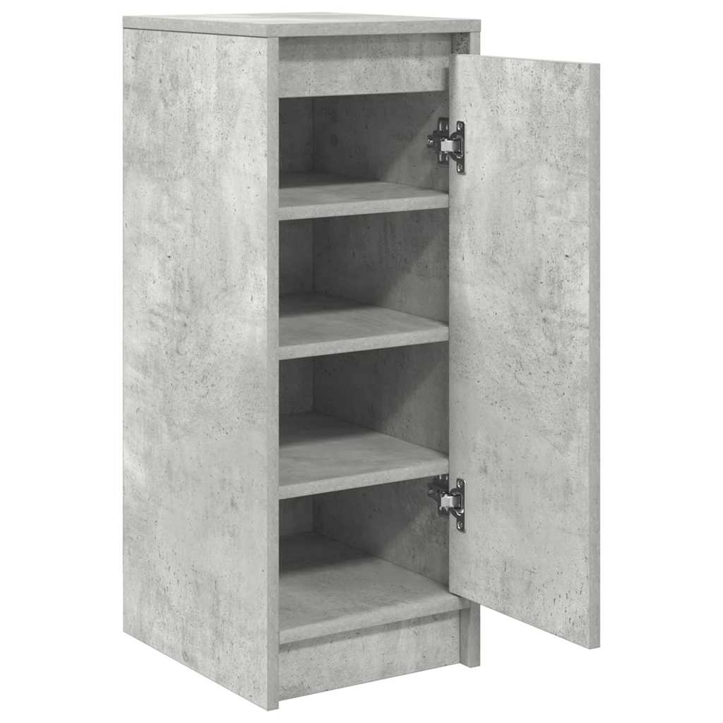 Schuhschrank Betongrau 29,5x34x76 cm Holzwerkstoff