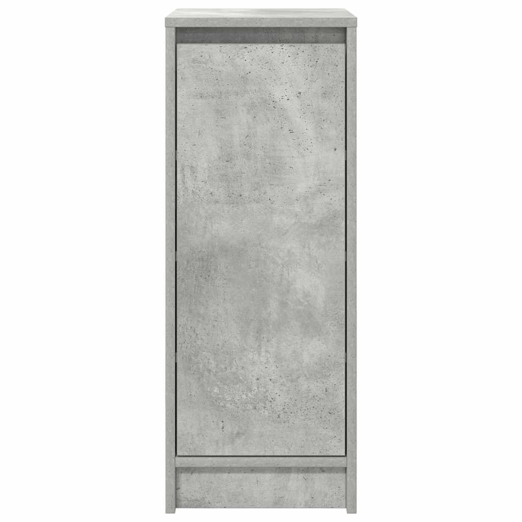 Schuhschrank Betongrau 29,5x34x76 cm Holzwerkstoff