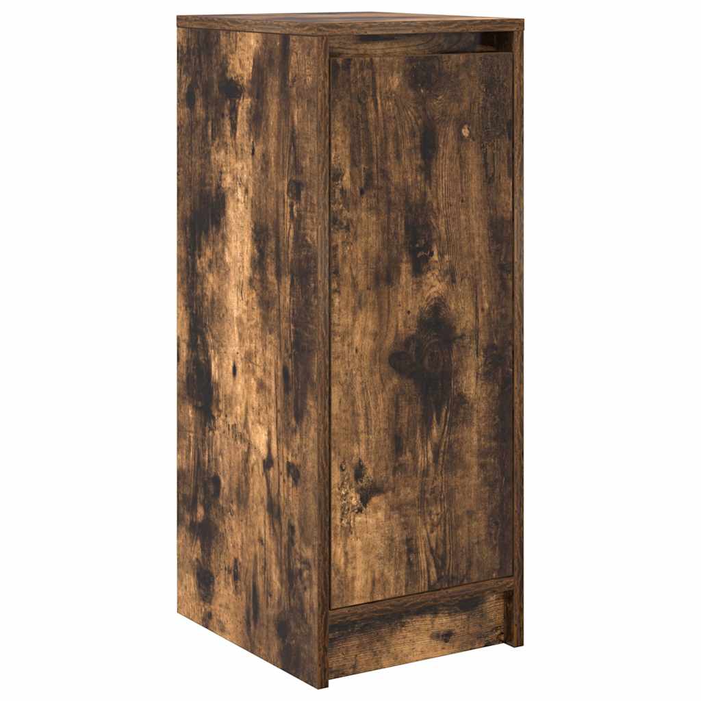 Schuhschrank Räuchereiche 29,5x34x76 cm Holzwerkstoff