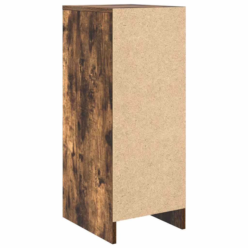 Schuhschrank Räuchereiche 29,5x34x76 cm Holzwerkstoff
