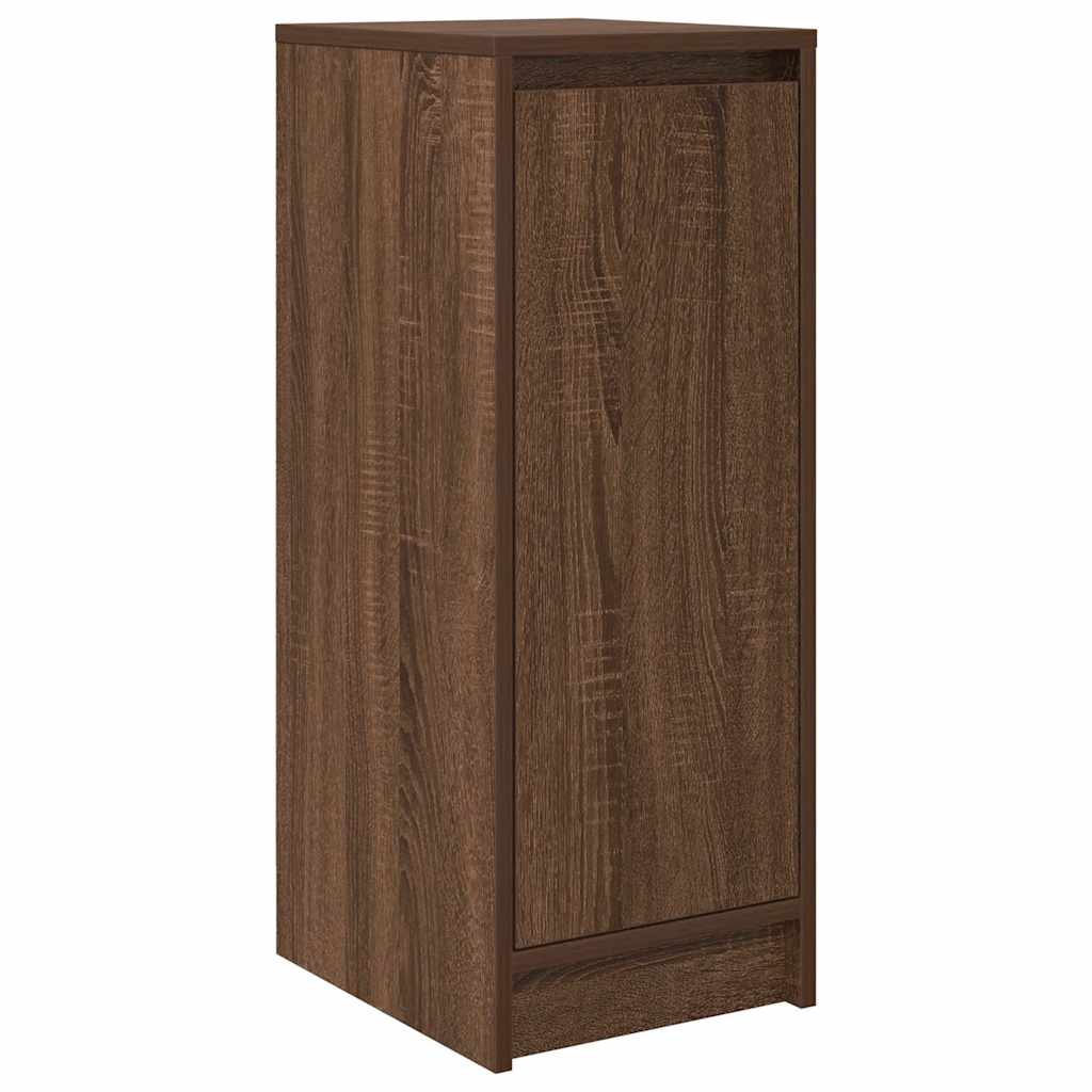 Schuhregal Braun Eichen-Optik 29,5x34x76 cm Holzwerkstoff