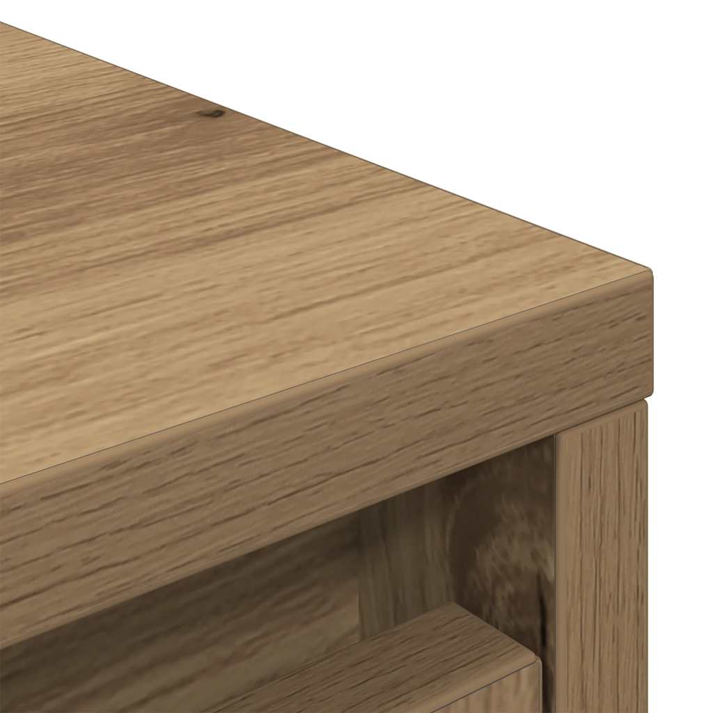 Schuhschrank Artisan-Eiche 29,5x34x76 cm Holzwerkstoff