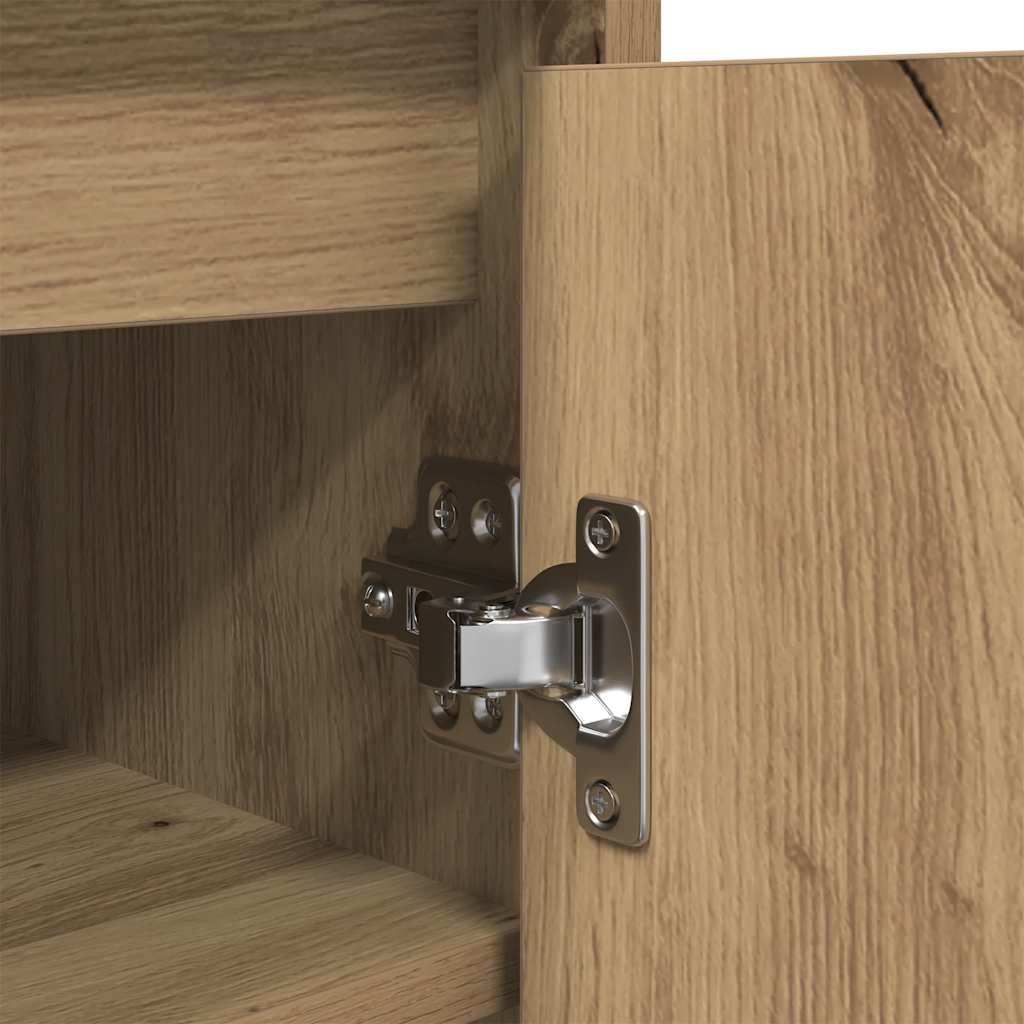 Schuhschrank Artisan-Eiche 29,5x34x76 cm Holzwerkstoff
