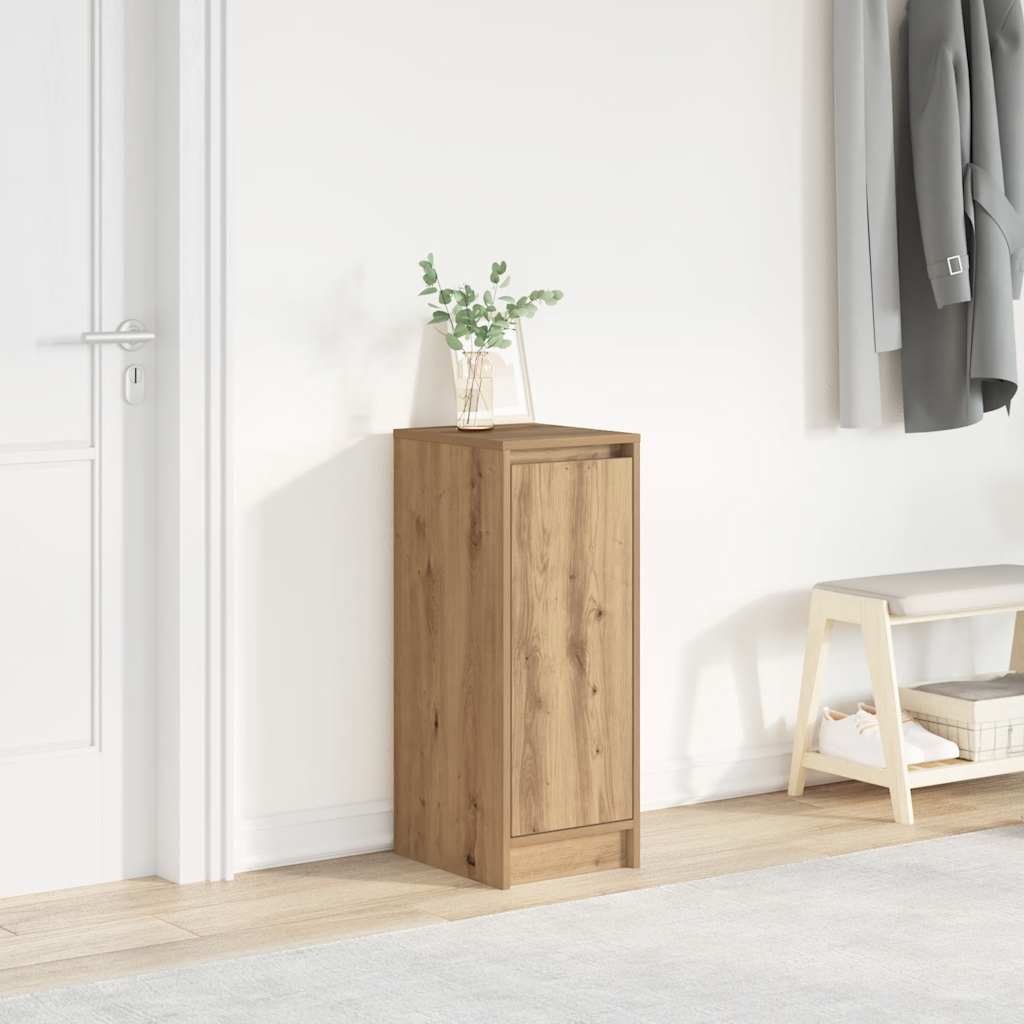 Schuhschrank Artisan-Eiche 29,5x34x76 cm Holzwerkstoff