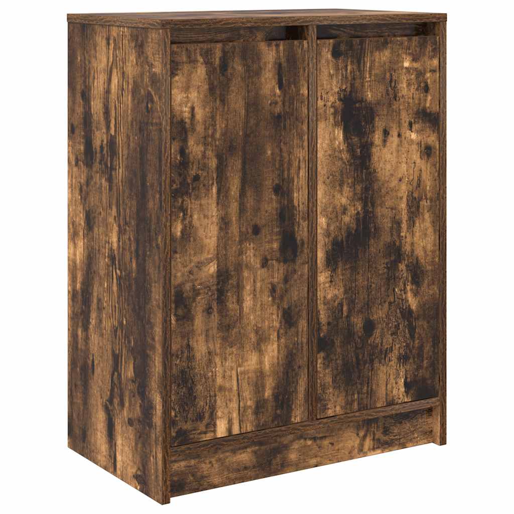 Schuhschrank Räuchereiche 57x34x76 cm Holzwerkstoff