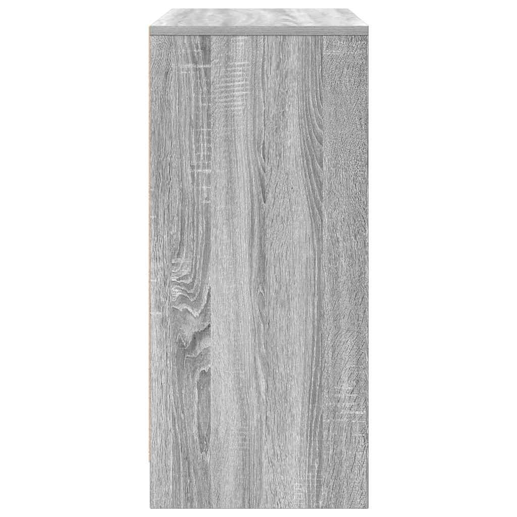 Schuhschrank Grau Sonoma 57x34x76 cm Holzwerkstoff