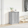 Schuhschrank Grau Sonoma 57x34x76 cm Holzwerkstoff
