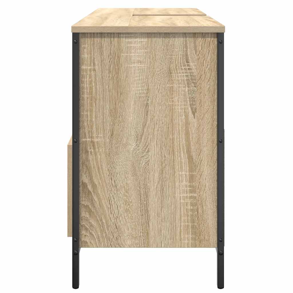 Waschbeckenunterschrank mit Schubladen Sonoma-Eiche