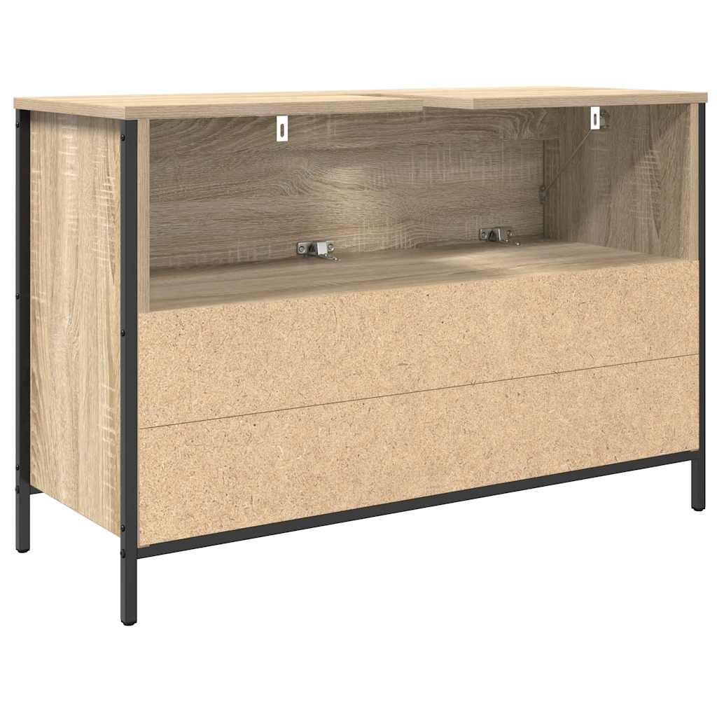 Waschbeckenunterschrank mit Schubladen Sonoma-Eiche