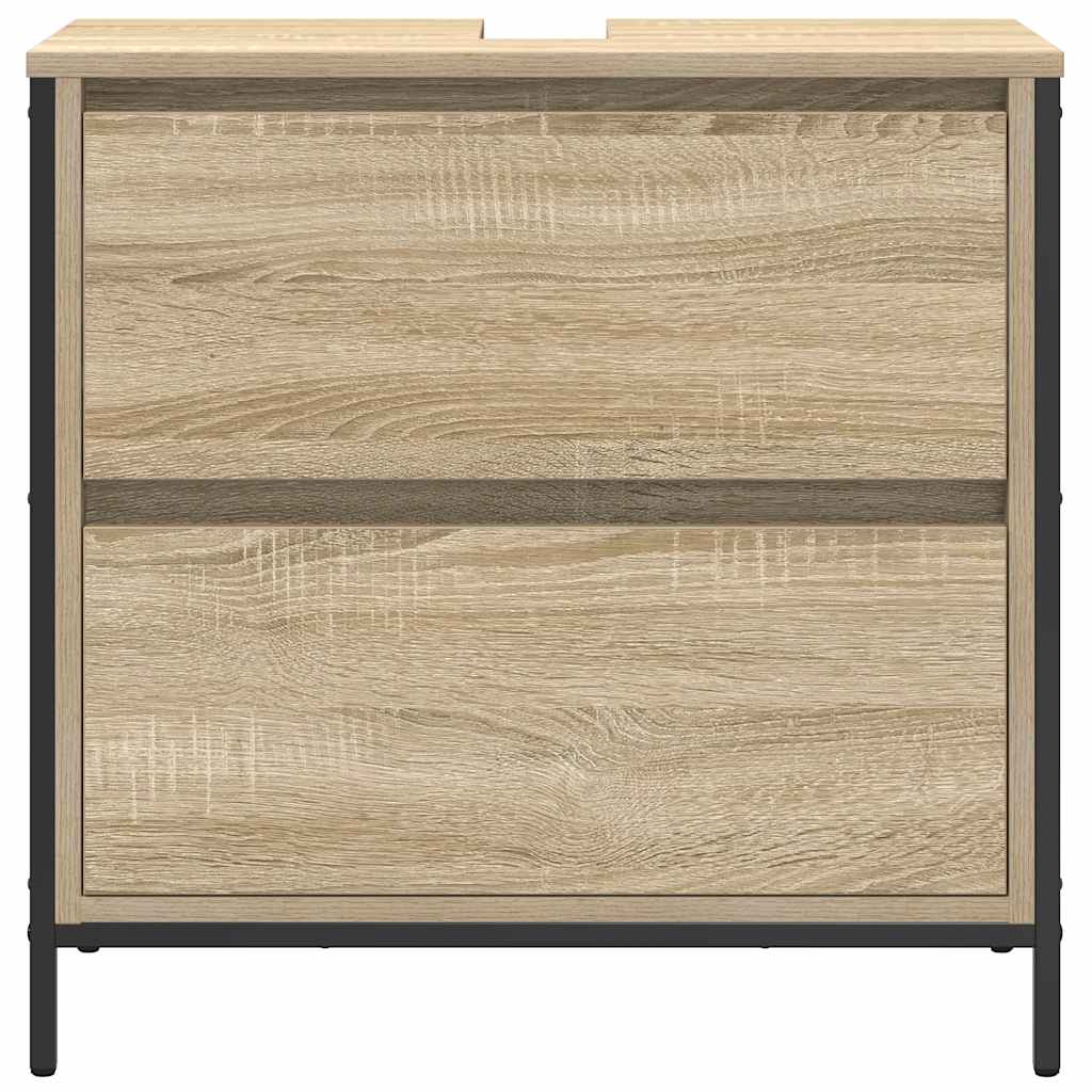 Waschbeckenunterschrank mit Schubladen Sonoma-Eiche
