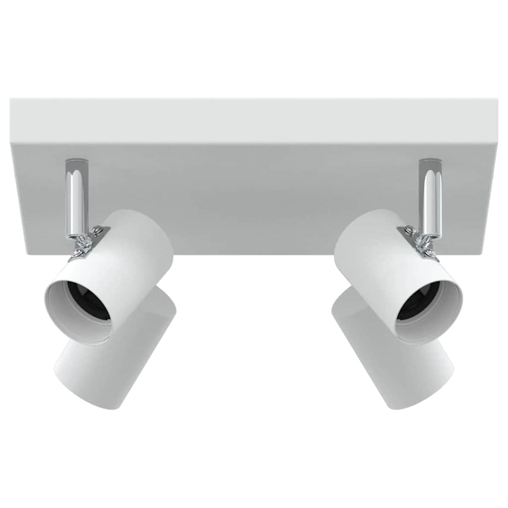 Deckenstrahler mit Strahlern Weiß 26,5 x 26 x 11,5 cm Metall