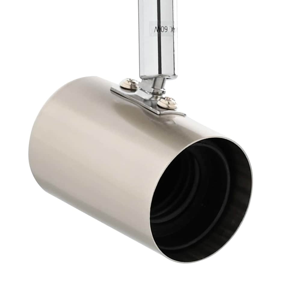 Deckenstrahler mit Strahlern Nickel 73 x 6,5 x 11,5 cm Metall