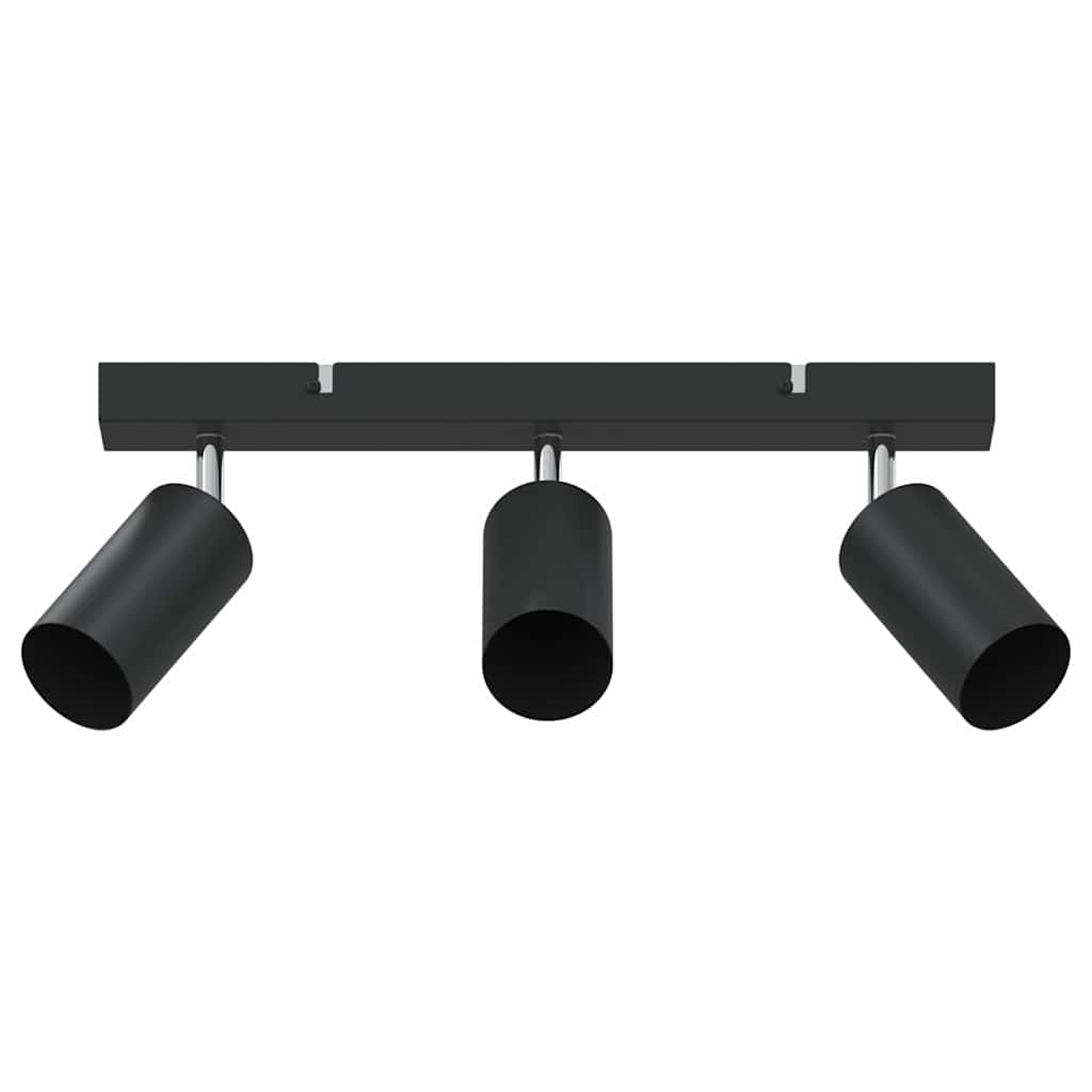 Deckenstrahler mit Strahlern Schwarz 38 x 6 x 16 cm Metall