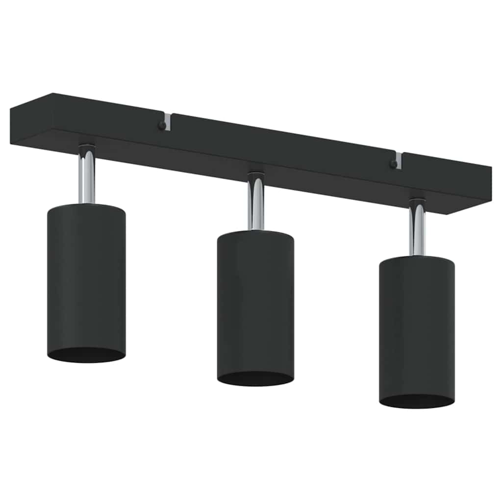 Deckenstrahler mit Strahlern Schwarz 38 x 6 x 16 cm Metall