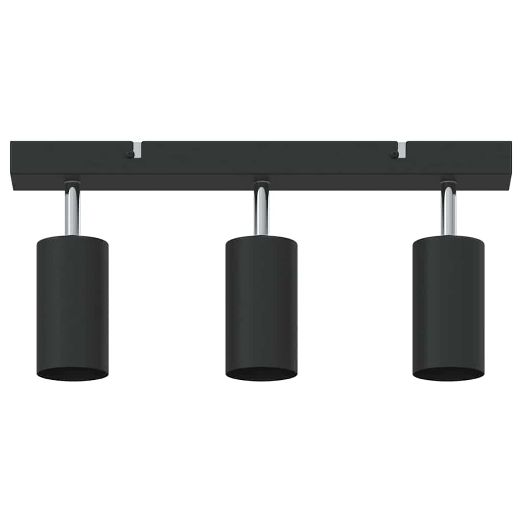 Deckenstrahler mit Strahlern Schwarz 38 x 6 x 16 cm Metall