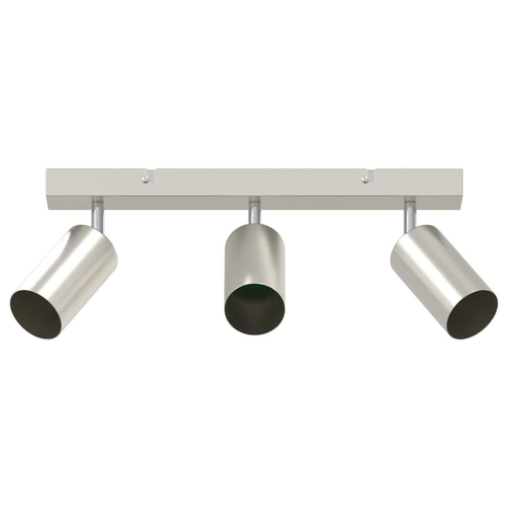 Deckenstrahler mit Strahlern Nickel 38 x 6 x 16 cm Metall