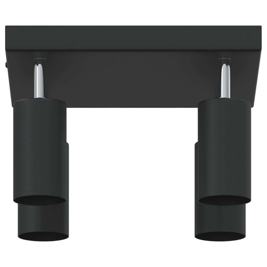 Deckenstrahler mit Strahlern Schwarz 26 x 26 x 16 cm Metall