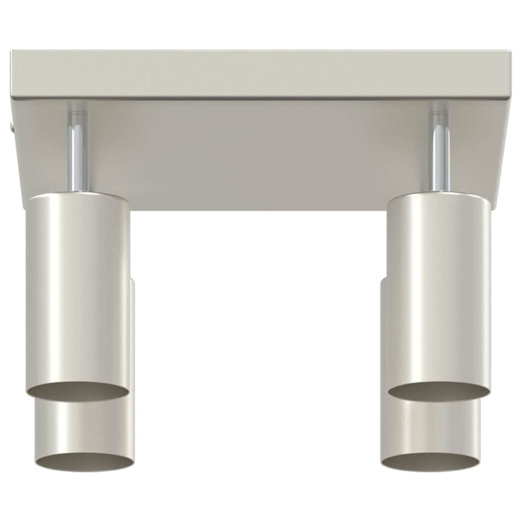 Deckenstrahler mit Strahlern Nickel 26 x 26 x 16 cm Metall