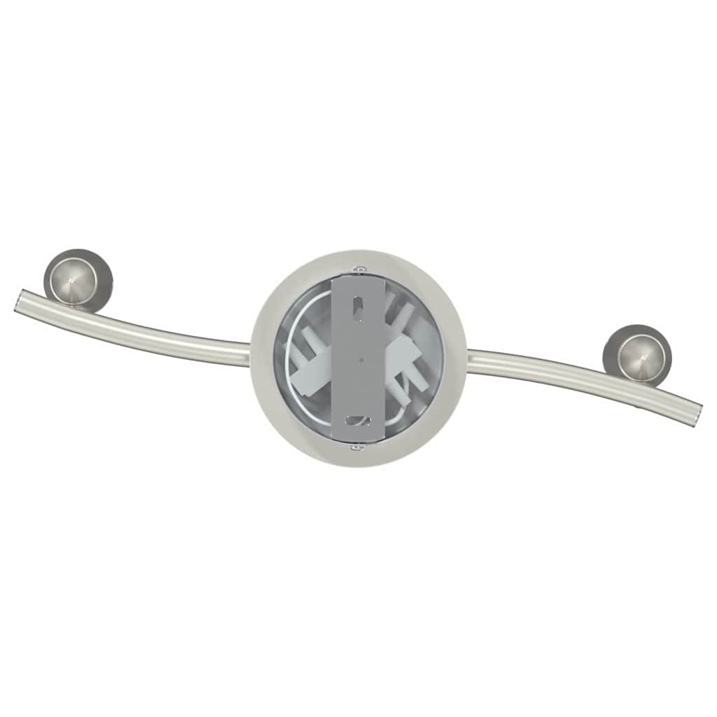 Deckenstrahler mit Strahlern Nickel 36,5 x 10 x 12,5 cm Metall
