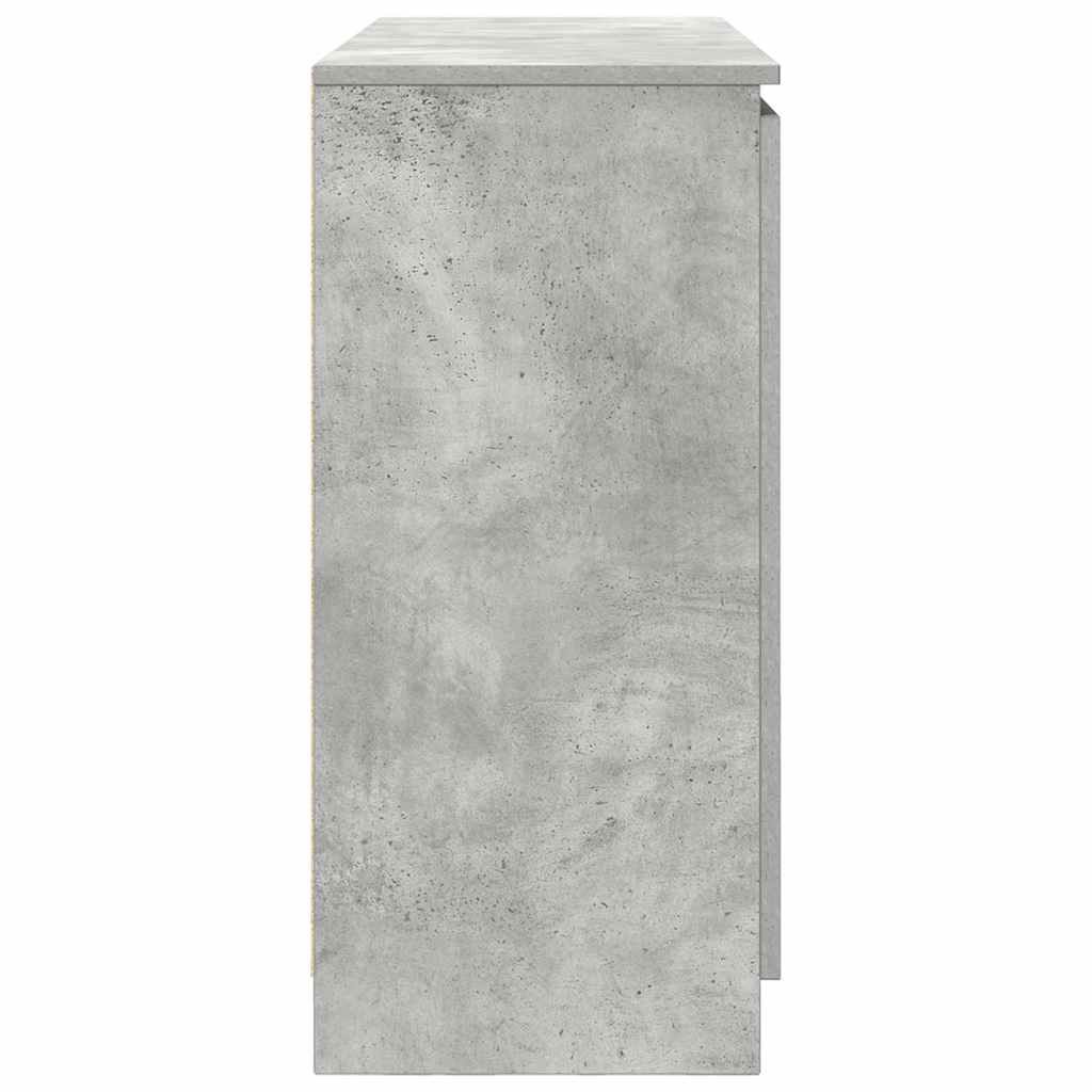 Sideboard mit Schubladen Betongrau 100,5x35x76 cm Holzwerkstoff