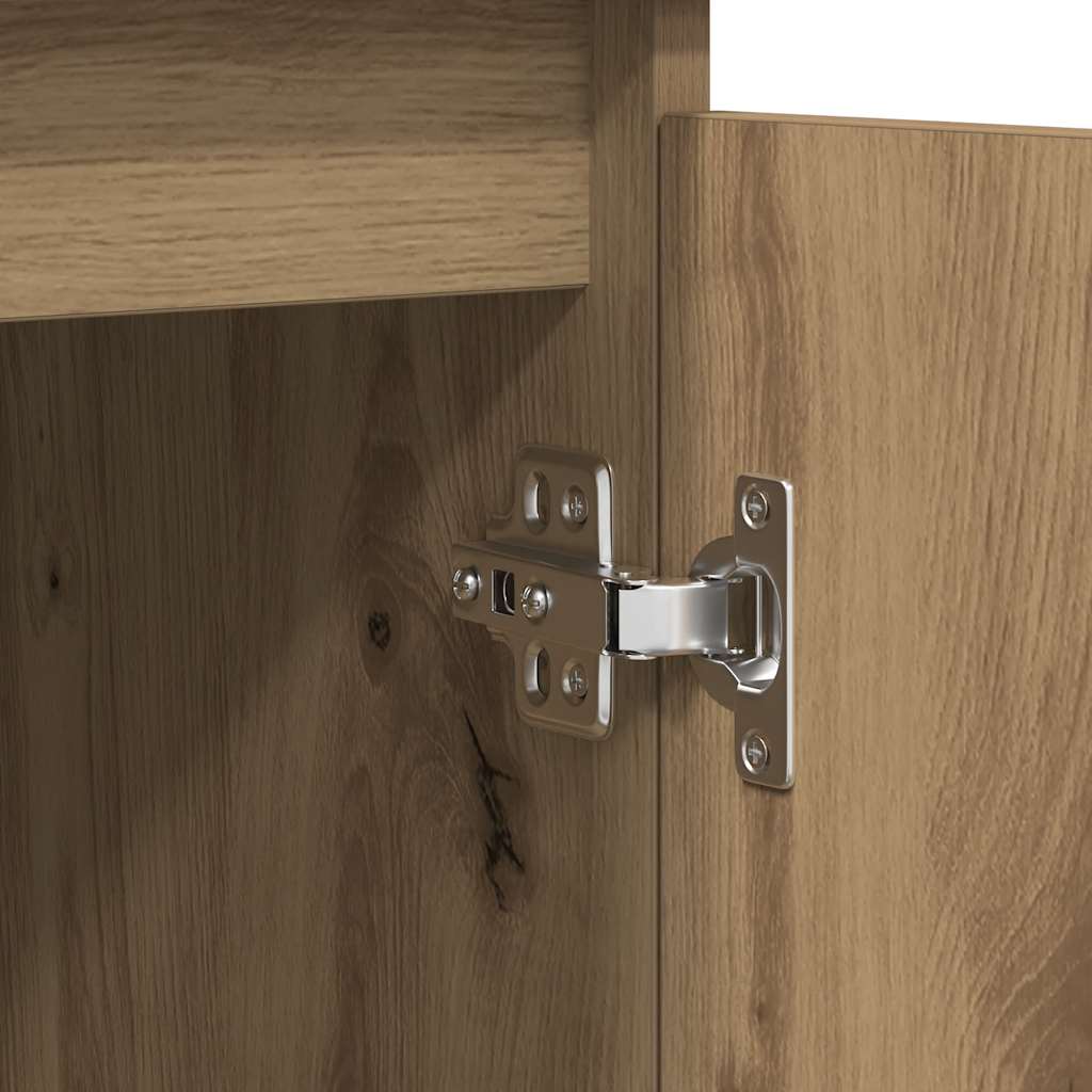Sideboard mit Schubladen Artisan-Eiche 100,5x35x76 cm
