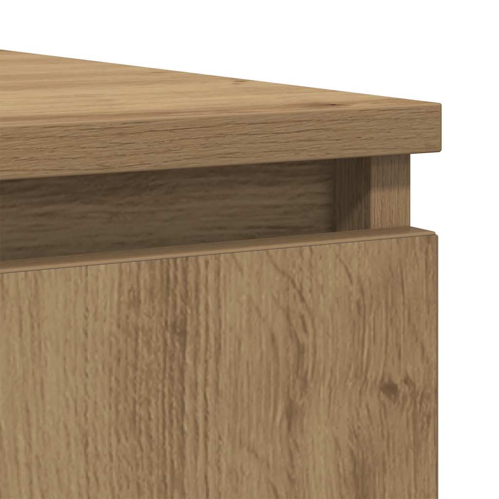 Sideboard mit Schubladen Artisan-Eiche 100,5x35x76 cm