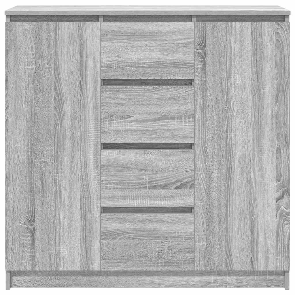Sideboard mit Schubladen Grau Sonoma 100,5x35x98,5 cm