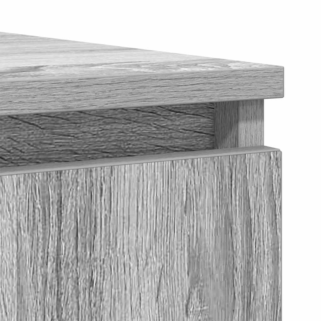 Sideboard mit Schubladen Grau Sonoma 100,5x35x98,5 cm