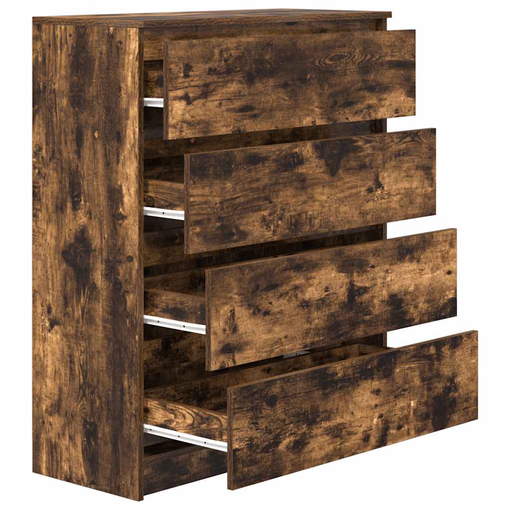 Sideboard Räuchereiche 80x35x99 cm Holzwerkstoff