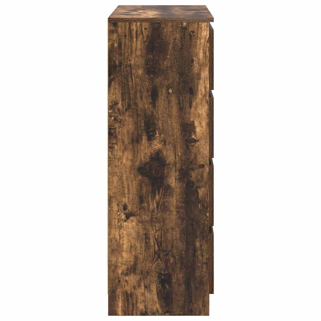 Sideboard Räuchereiche 80x35x99 cm Holzwerkstoff