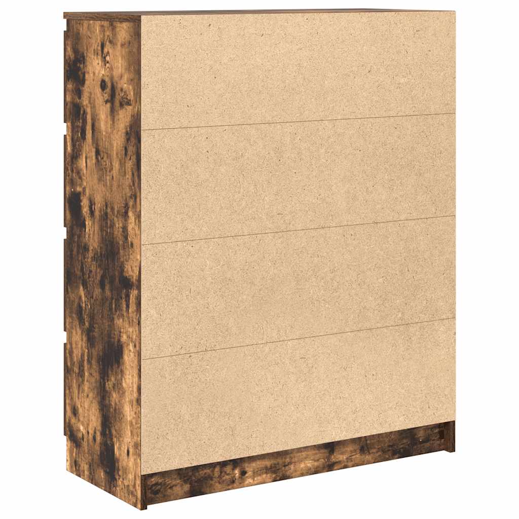 Sideboard Räuchereiche 80x35x99 cm Holzwerkstoff