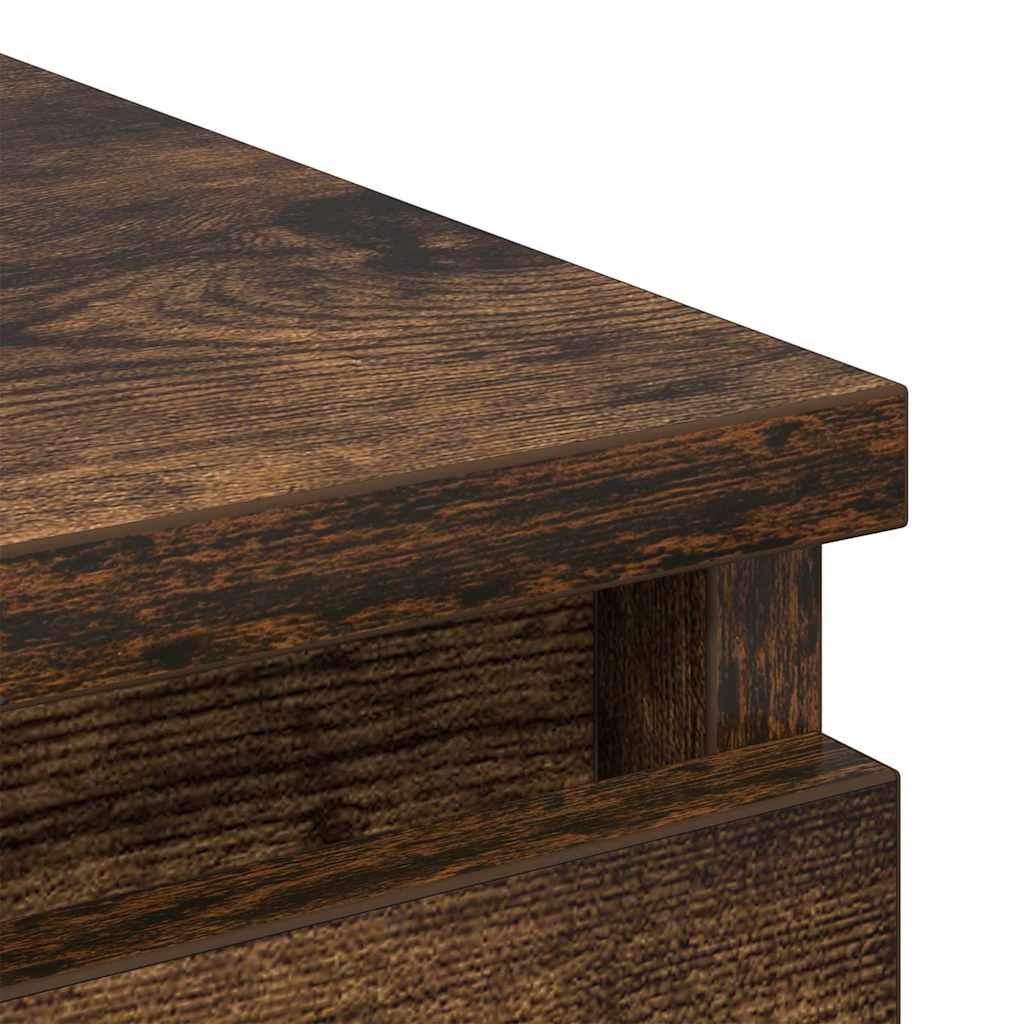 Sideboard Räuchereiche 80x35x99 cm Holzwerkstoff