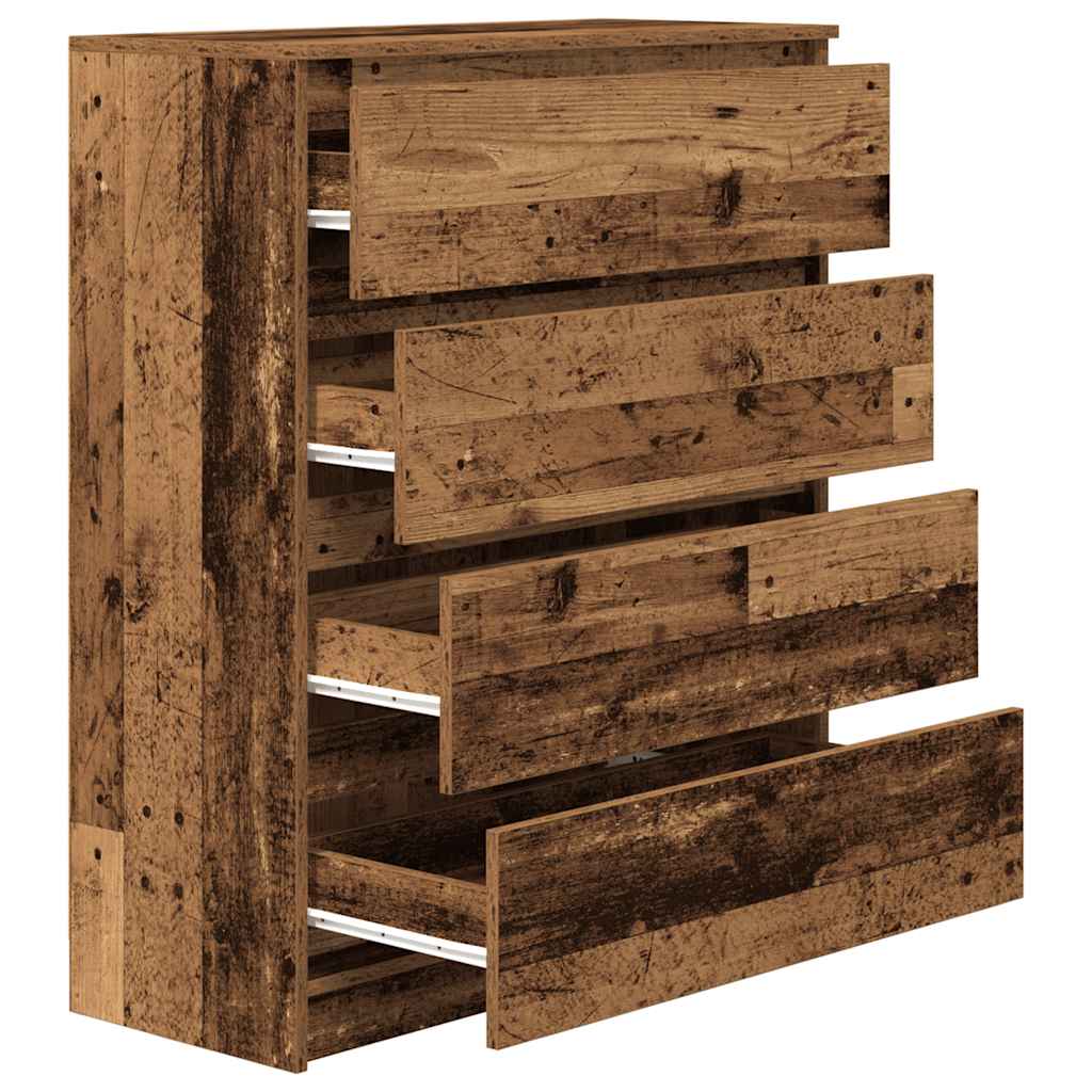 Sideboard Altholz-Optik 80x35x99 cm Holzwerkstoff