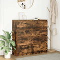 Sideboard Räuchereiche 100x35x99 cm Holzwerkstoff