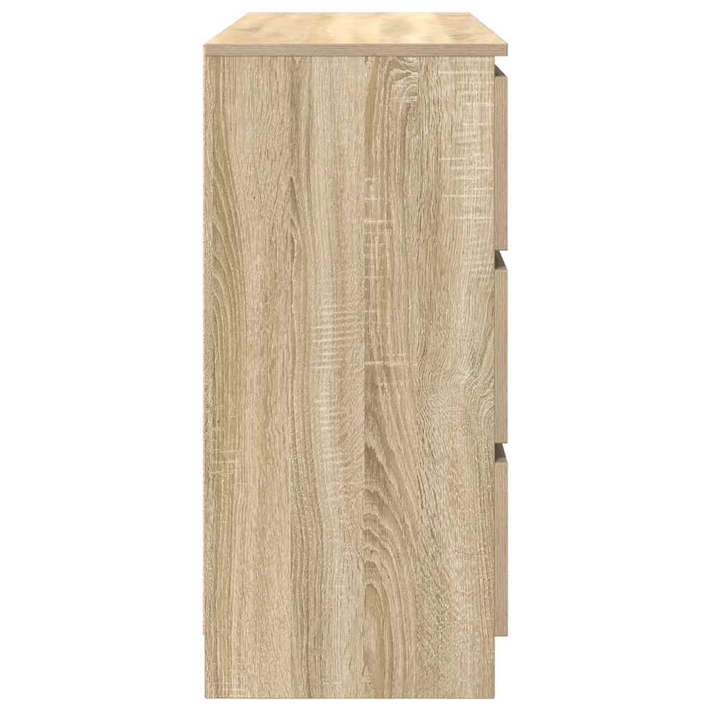 Sideboard Sonoma-Eiche 100x35x76 cm Holzwerkstoff