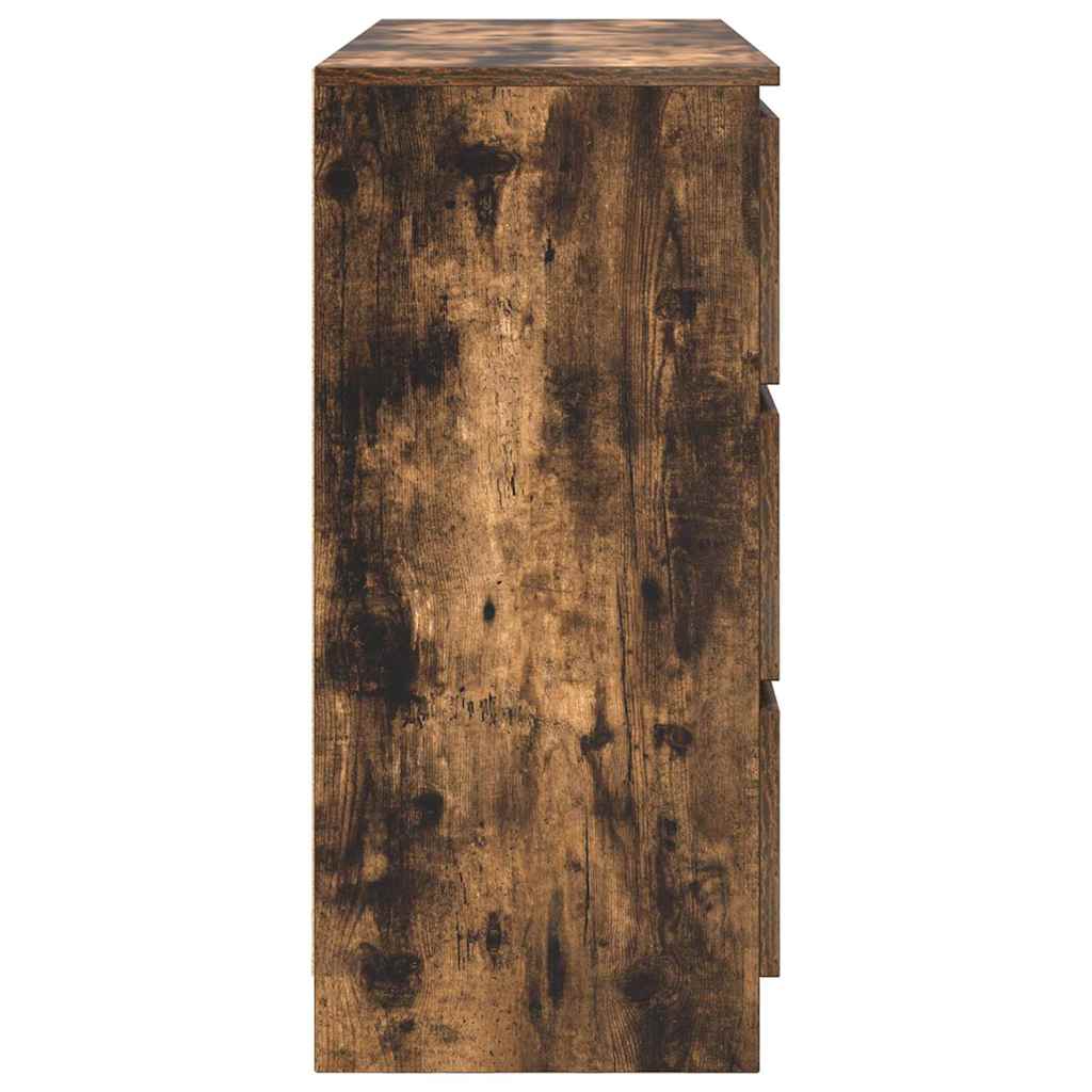 Sideboard Räuchereiche 100x35x76 cm Holzwerkstoff