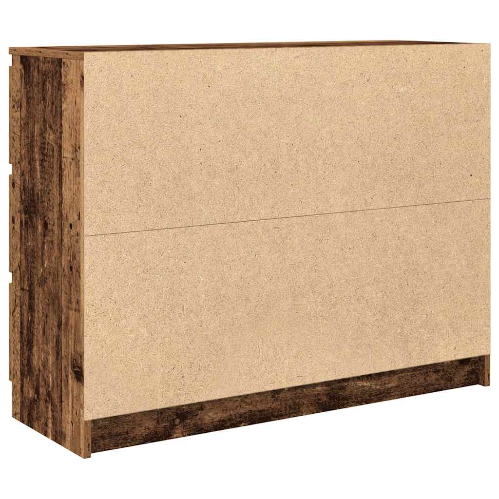 Sideboard Altholz-Optik 100x35x76 cm Holzwerkstoff