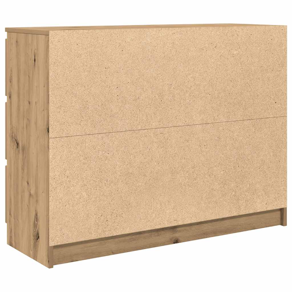 Sideboard Artisan-Eiche 100x35x76 cm Holzwerkstoff