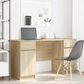 Schreibtisch Sonoma-Eiche 140 x 49 x 76 cm Holzwerkstoff