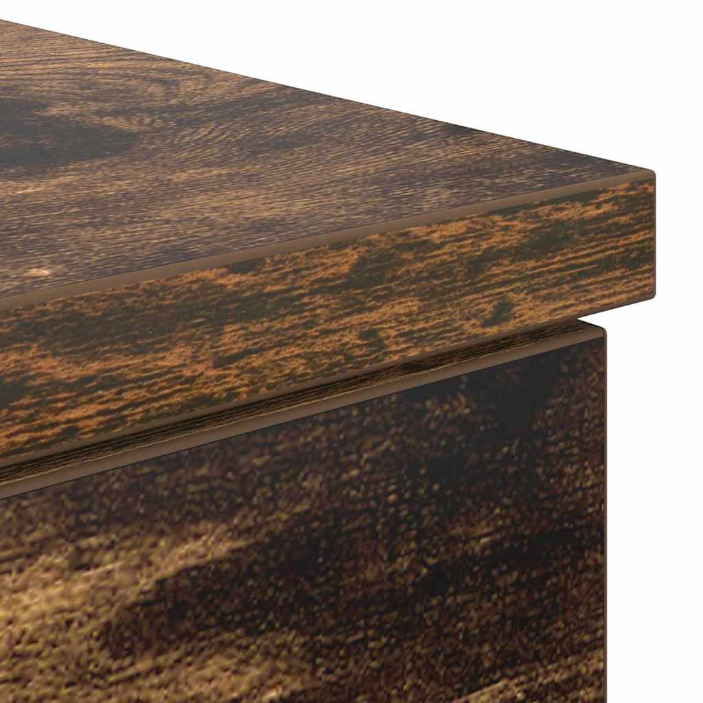 Schreibtisch Räuchereiche 140 x 49 x 76 cm Holzwerkstoff