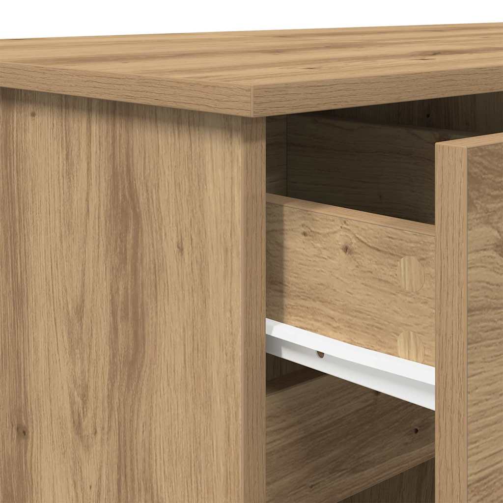 Schreibtisch Artisan-Eiche 140 x 49 x 76 cm Holzwerkstoff