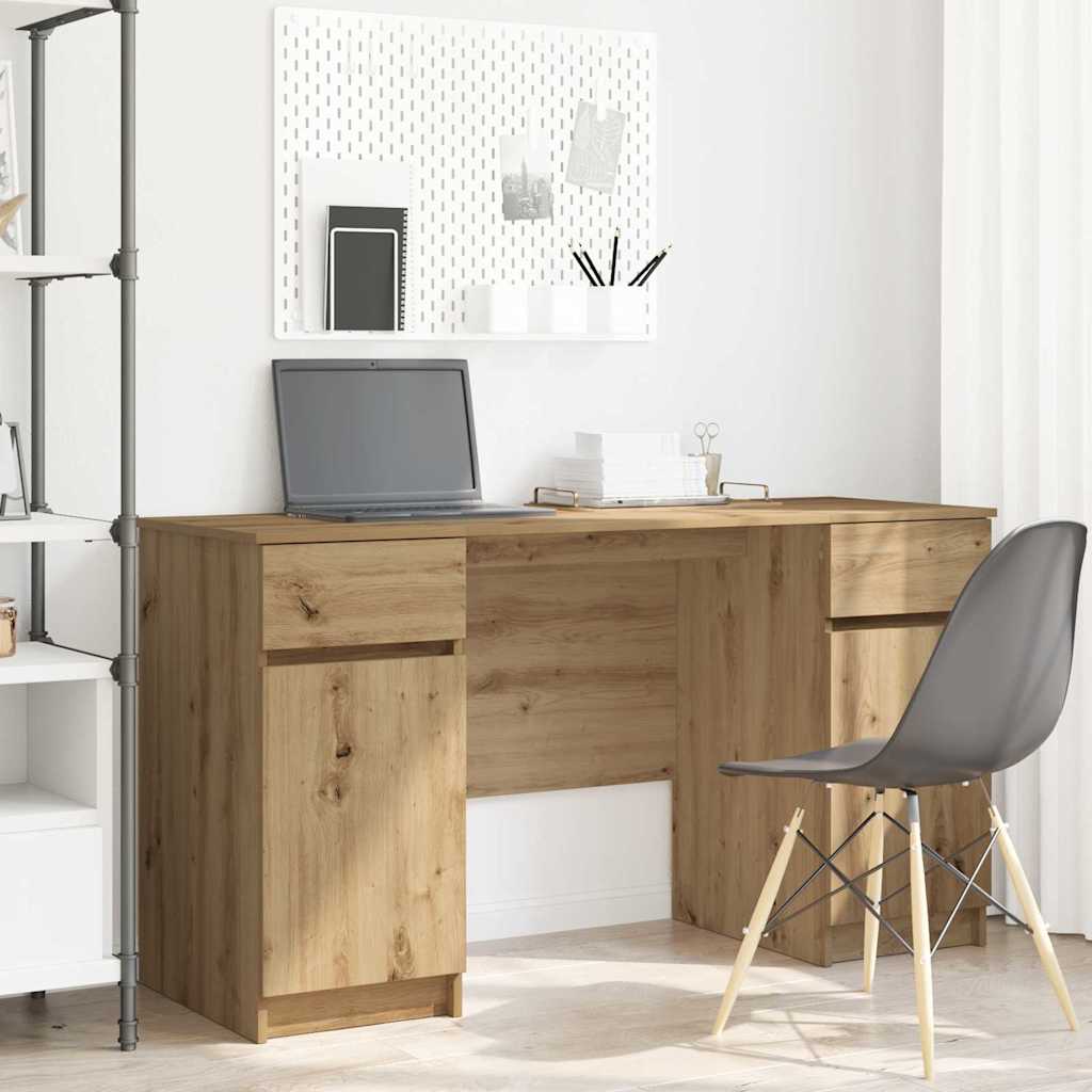 Schreibtisch Artisan-Eiche 140 x 49 x 76 cm Holzwerkstoff