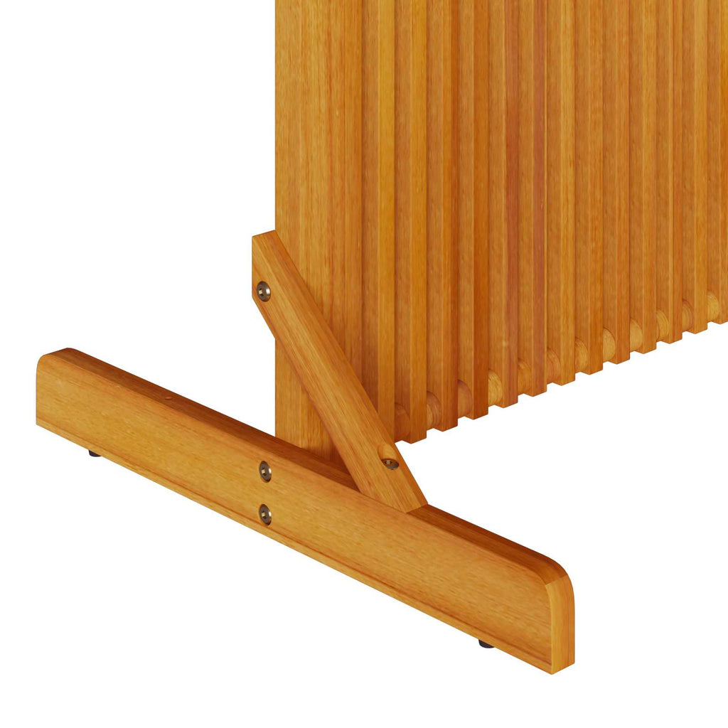 Sichtschutz Braun 79,5 x 50 x 150 cm Massivholz Akazie