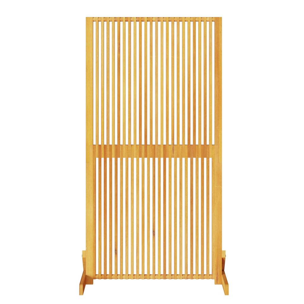Sichtschutz Braun 79,5 x 50 x 150 cm Massivholz Akazie